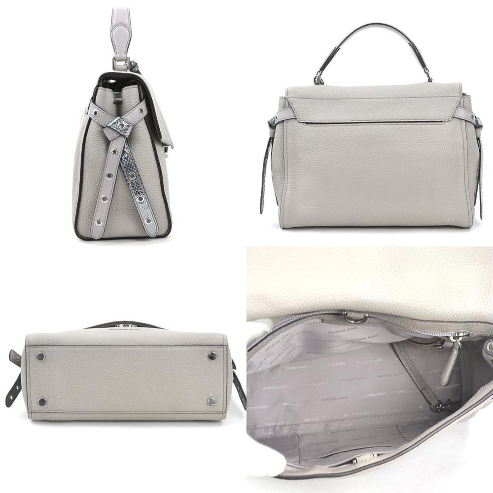 Michael Kors Bristol Grey Leather shoulder - Picture 2 of 5